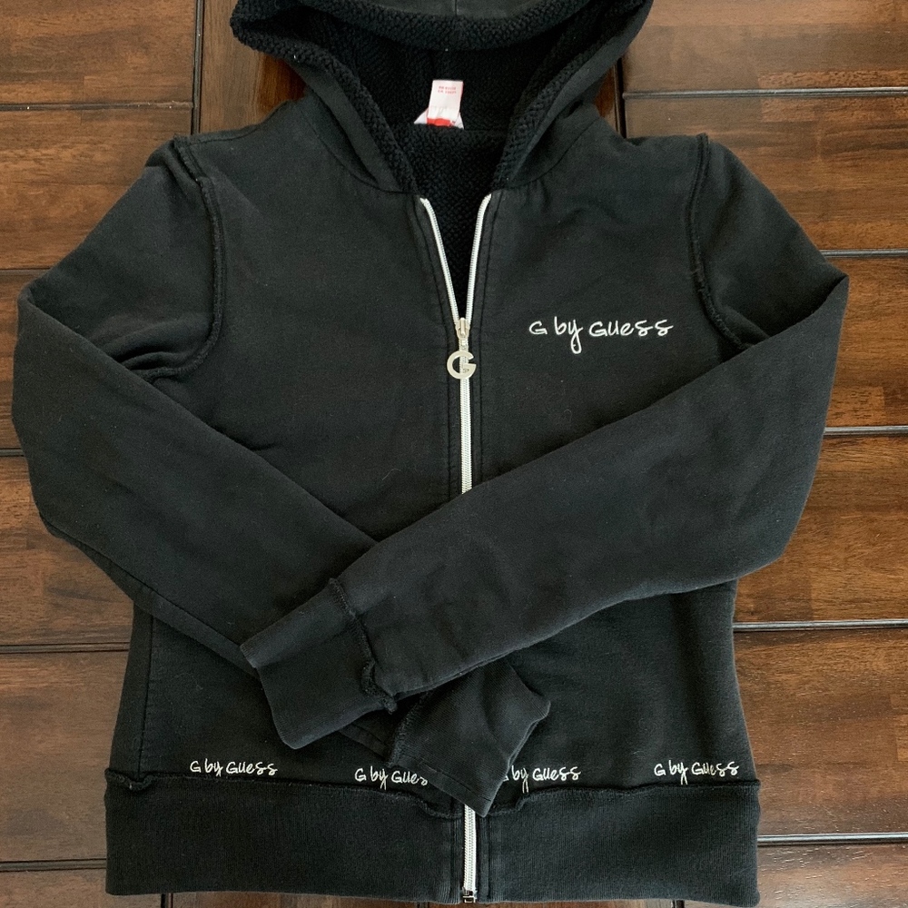 🌟SOLD🌟Black Fleece Lined Hoodie Zipper Jacket